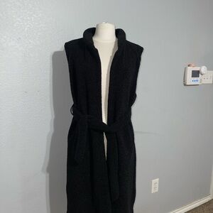 Vince Camuto Black Textured Vest